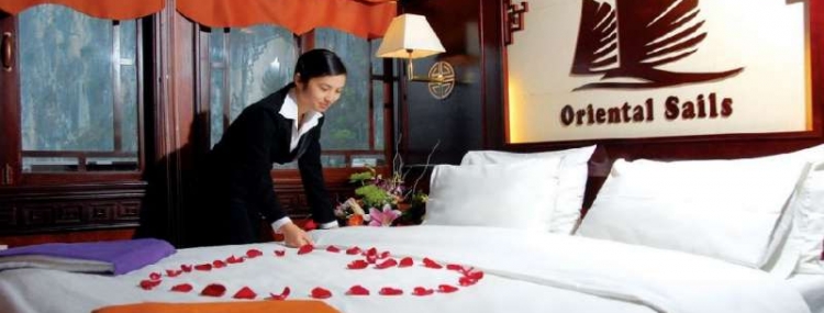 Ha Long Bay on Oriental Sails Cruise (3 stars deluxe)  2 days 1 night