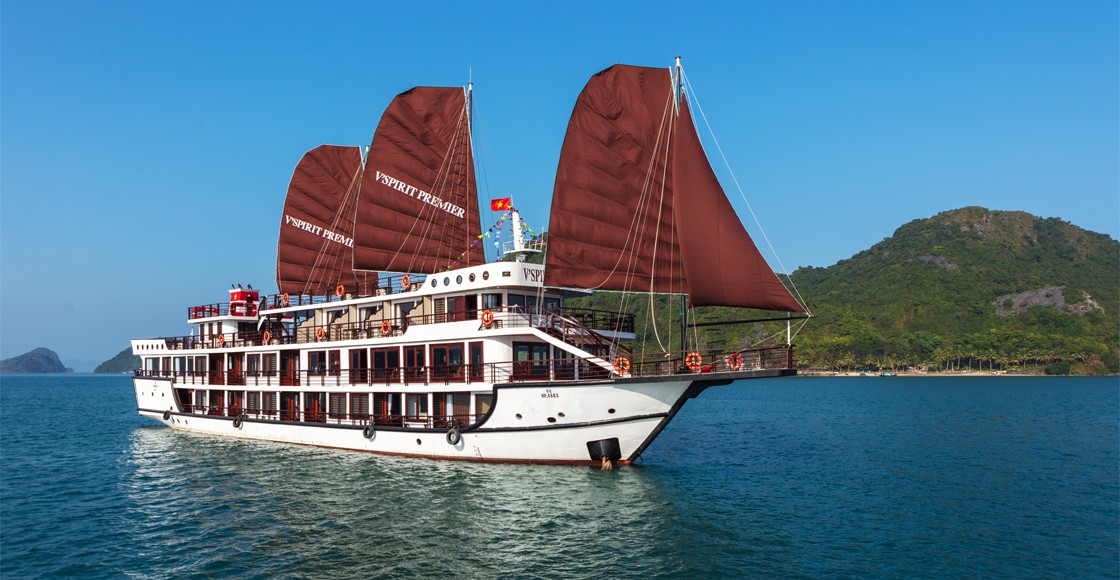 V’Spirit Premier Cruise 3D2N 4,5****  Lan Ha Bay