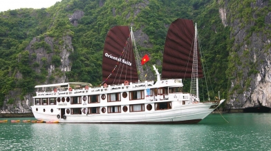 Ha Long Bay on Oriental Sails Cruise (3 stars deluxe)  2 days 1 night