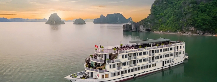 Ha Long CROWN LEGEND CRUISE 4**** deluxe 2D1N