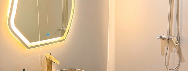 Bungalow family  in the front of river